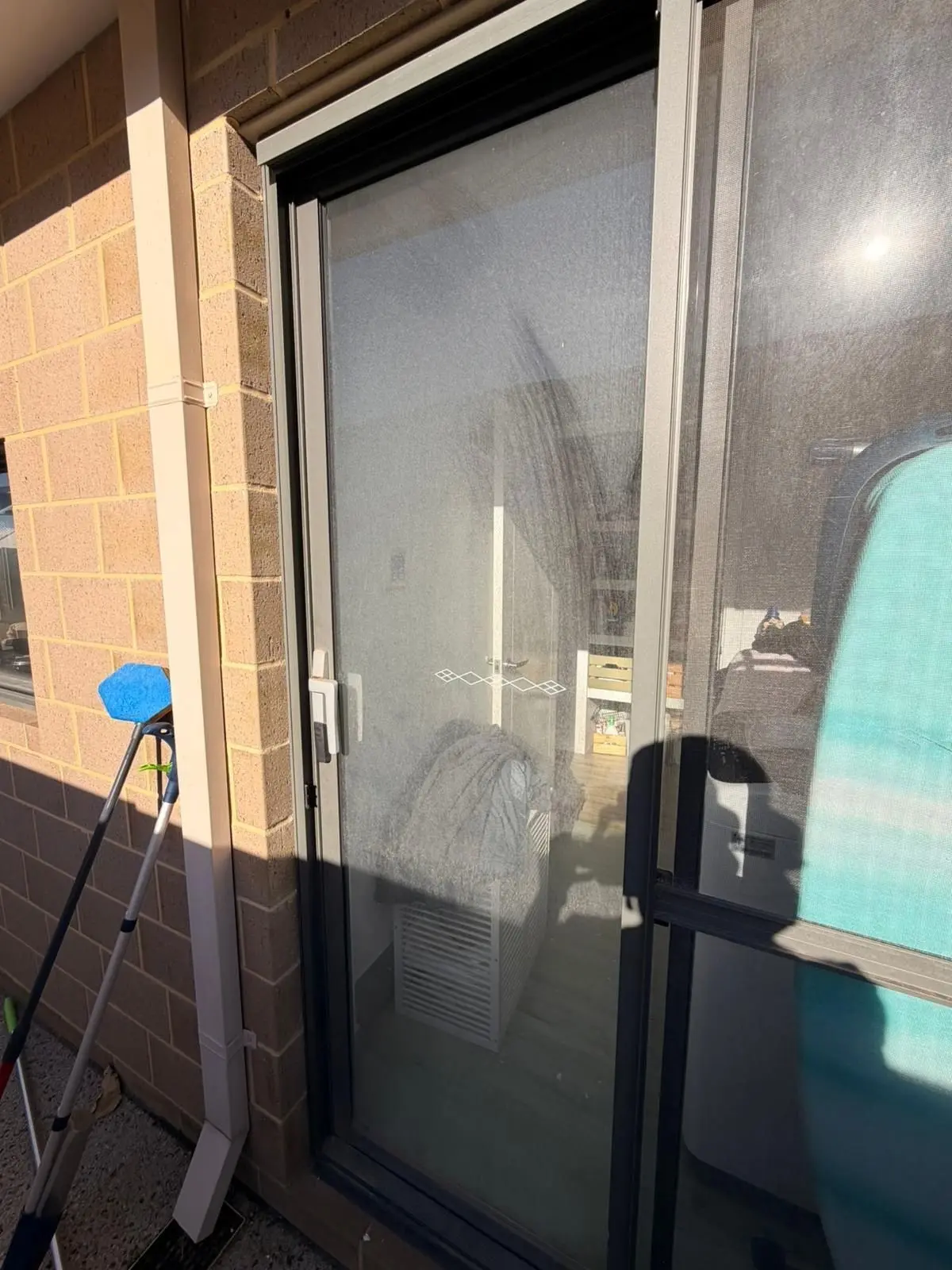 Window before cleaning